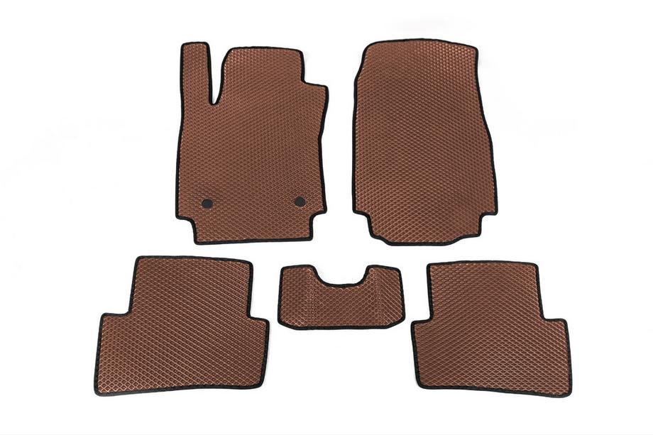 Renault Captur 2013-2019 EVA Floor Mats (Brown) Image