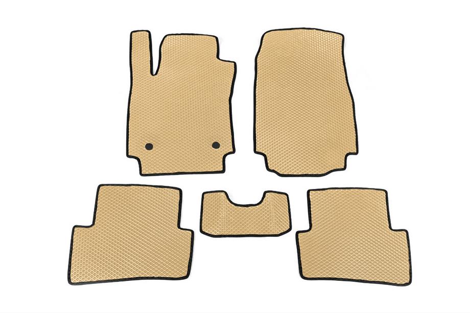 Renault Captur 2013-2019 EVA Floor Mats (Beige) Image