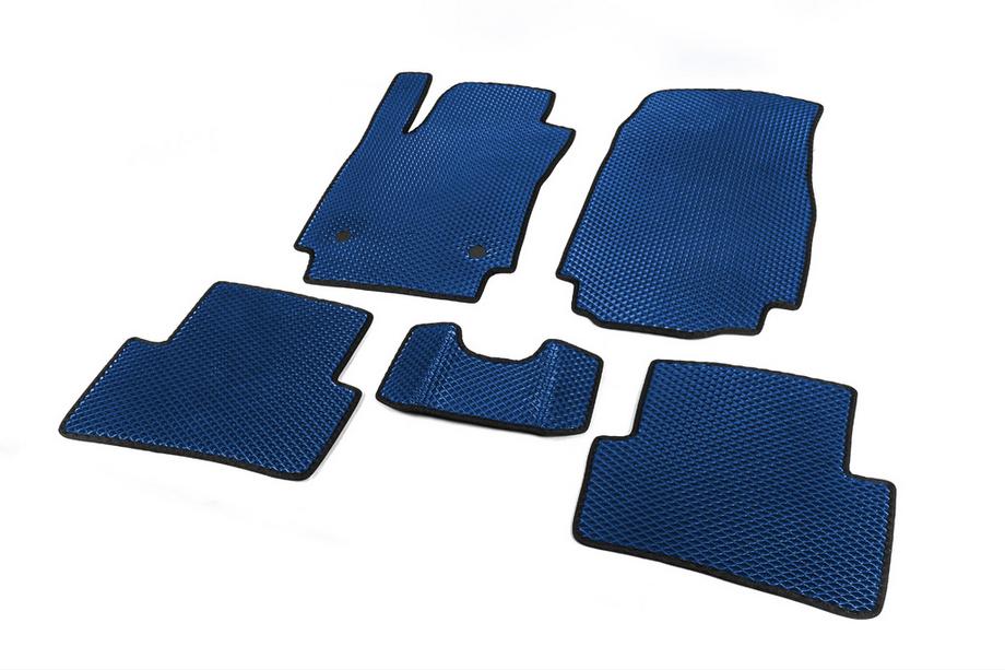 Renault Captur 2013-2019 EVA Floor Mats (Blue) Image
