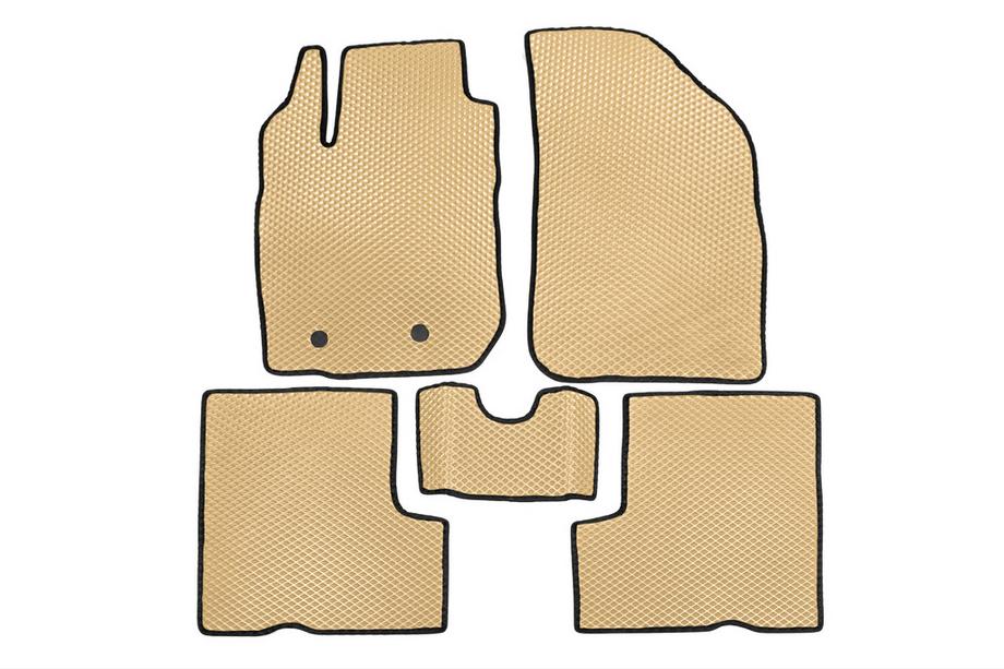 Renault Duster 2008–2017 EVA Floor Mats (Beige) Image