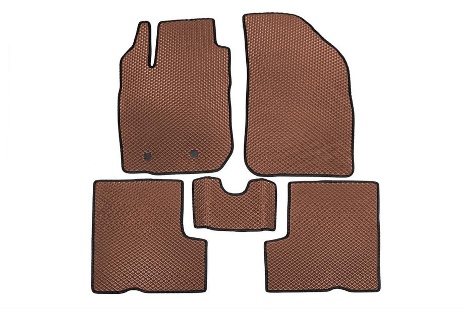 Dacia Duster 2008-2018 EVA Floor Mats (Brown) Image