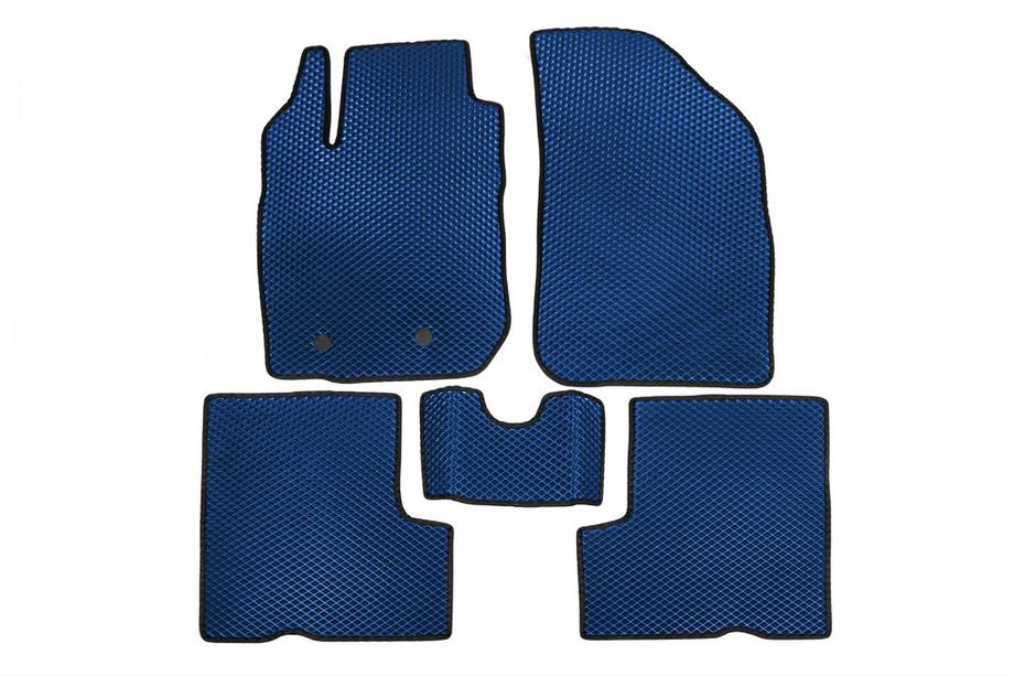Dacia Duster 2008-2018 EVA Floor Mats (Blue) Image