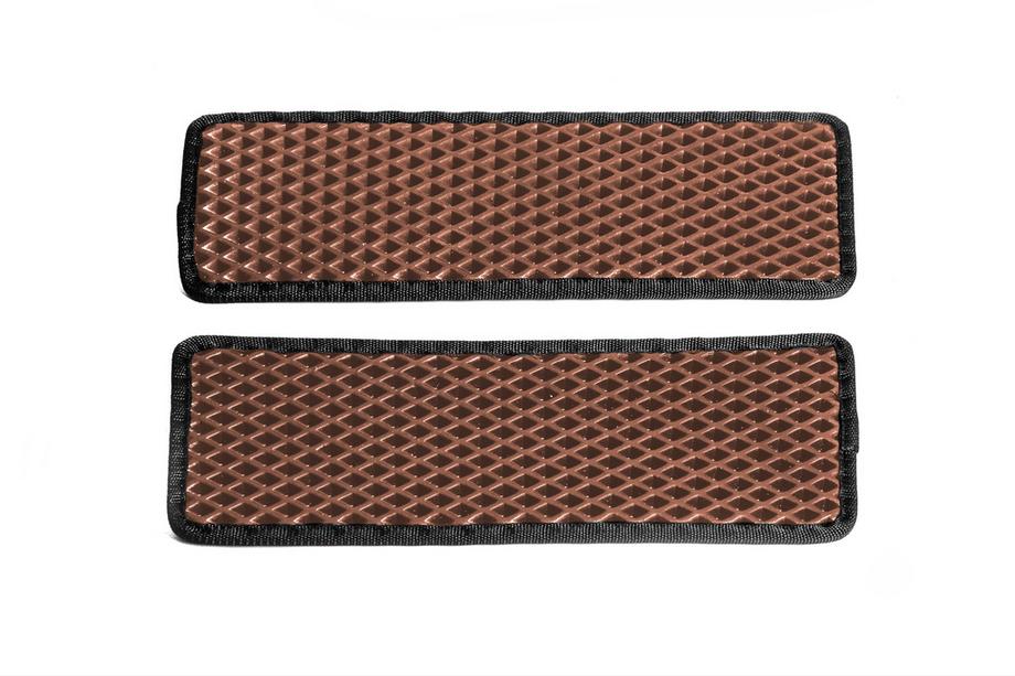 Opel Movano 2010-2021 EVA Door Sill Mats (2 pcs, Brown) Image