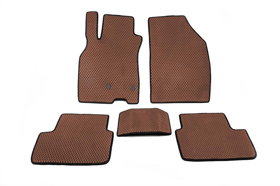 Renault Megane III 2009-2016 EVA Floor Mats SW (Brown) Image