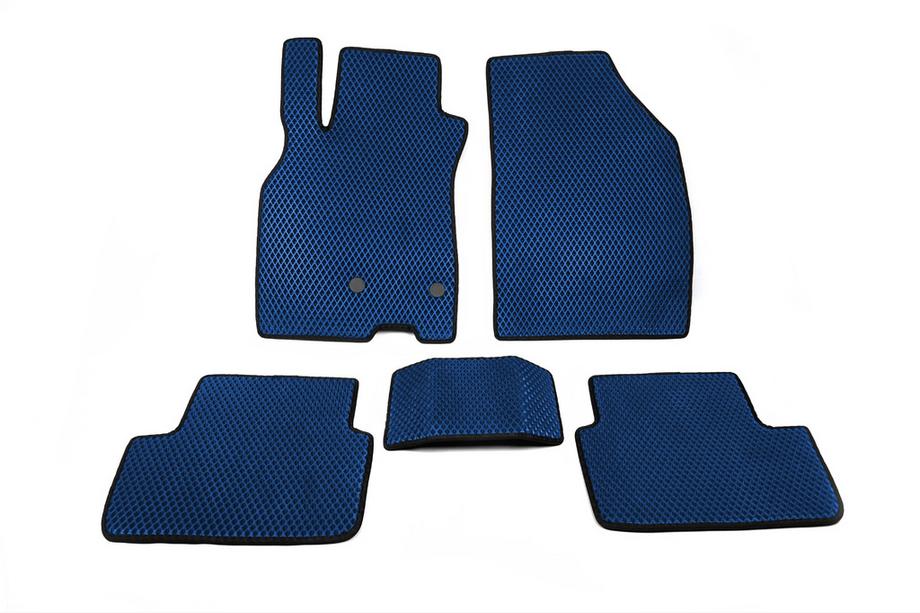 Renault Fluence 2009-2016 EVA Floor Mats (Blue) Image