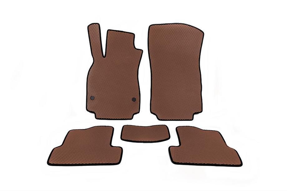 Renault Megane III 2009-2016 EVA Floor Mats HB (Brown) Image
