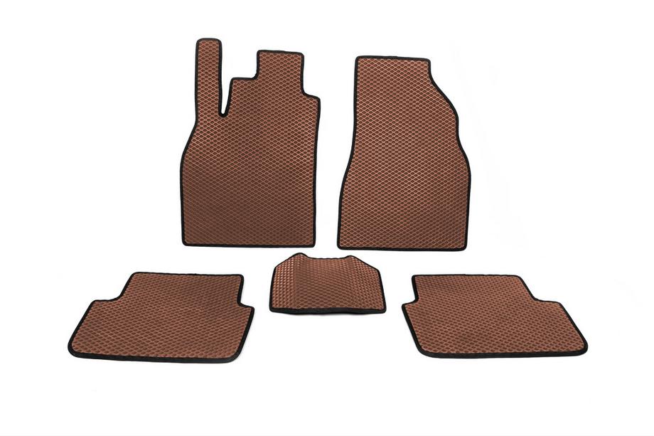 Renault Megane II 2004-2009 EVA Floor Mats (Brown) Image