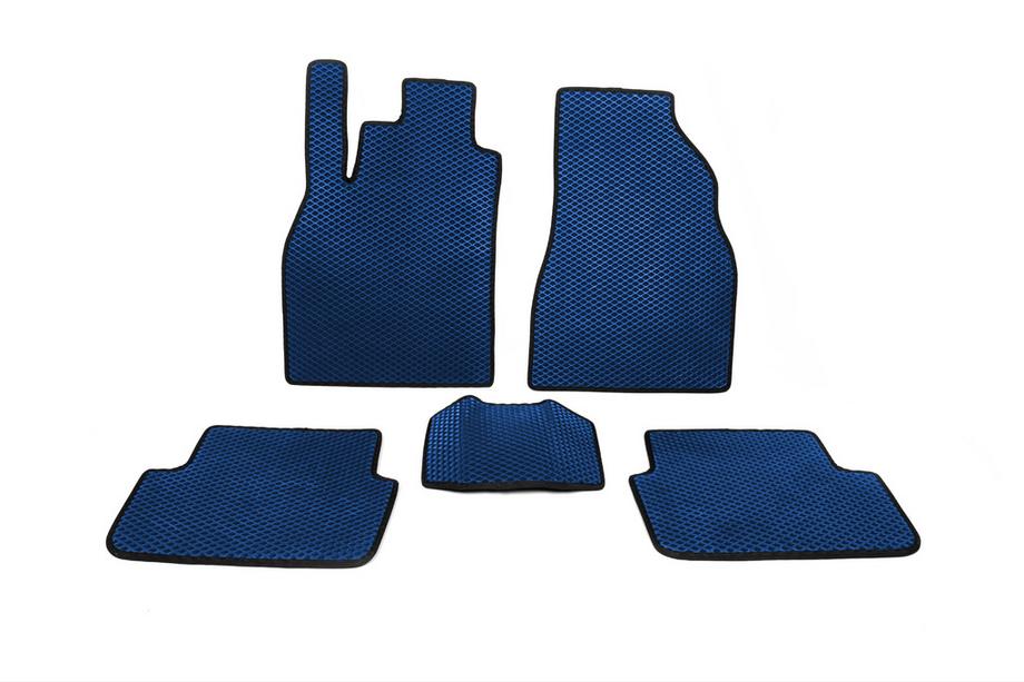 Renault Megane II 2004-2009 EVA Floor Mats (Blue) Image