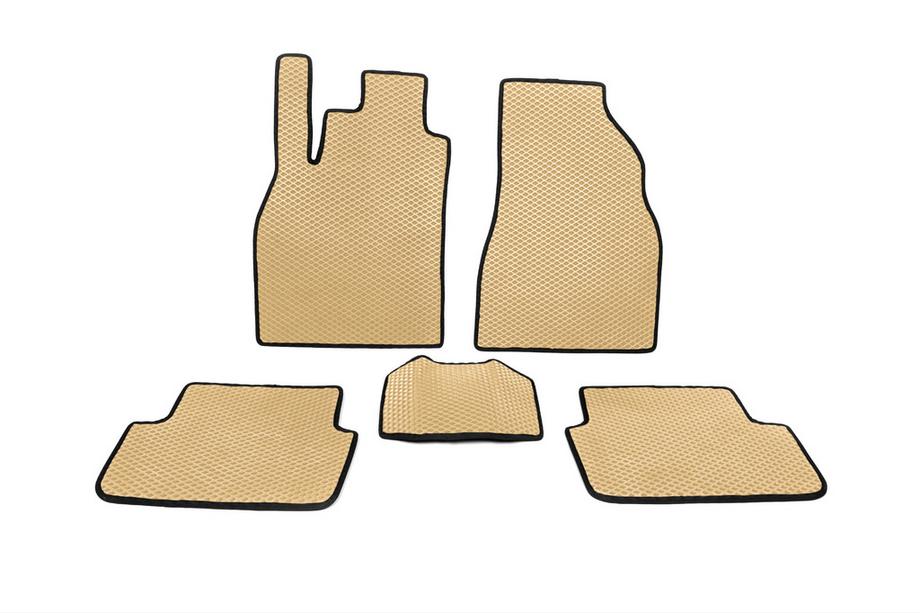 Renault Megane II 2004-2009 EVA Floor Mats (Beige) Image