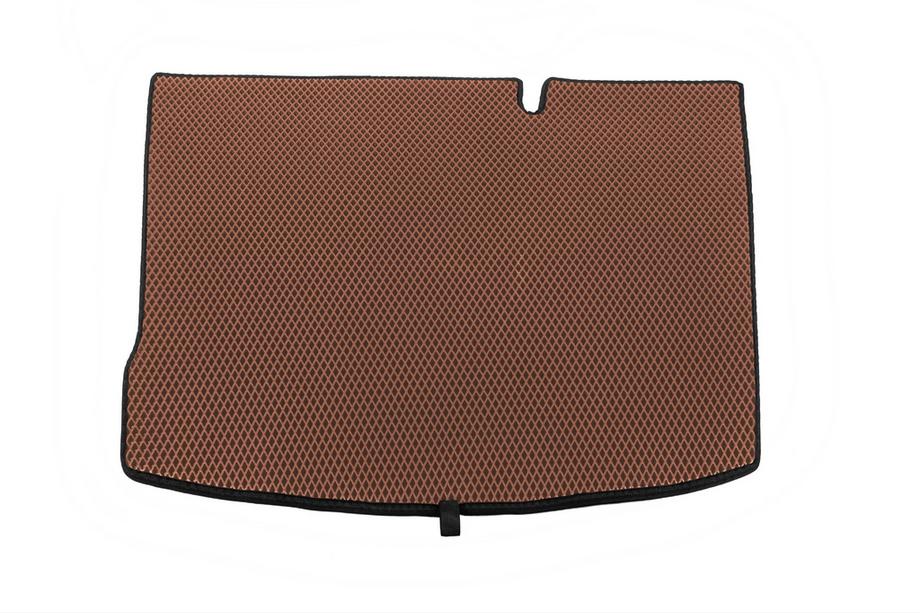 Renault Sandero 2007-2013 Trunk Mat EVA Brown Photo 1