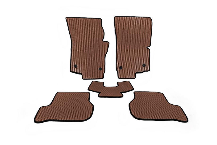 Seat Leon 2005-2012 EVA Floor Mats (Brown) Image