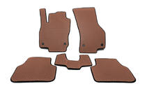 Skoda Octavia III A7 2013-2019 EVA Floor Mats (Brown) photo 1