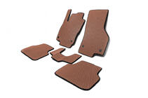Skoda Octavia III A7 2013-2019 EVA Floor Mats (Brown) photo 2