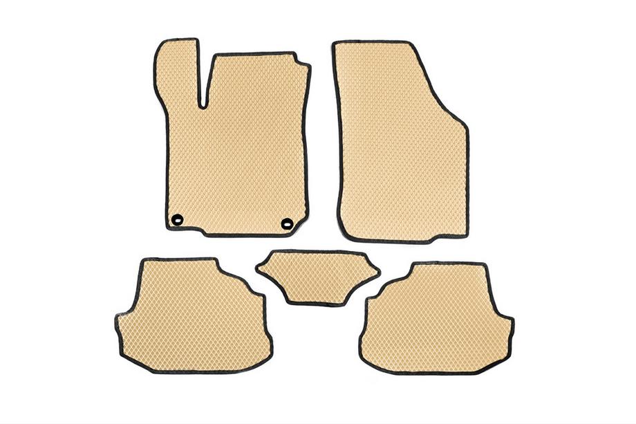 Skoda Octavia I Tour A4 1996-2010 EVA Floor Mats (Beige) Image