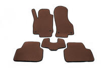 Skoda Octavia IV A8 2020- EVA Floor Mats (Brown) photo 1