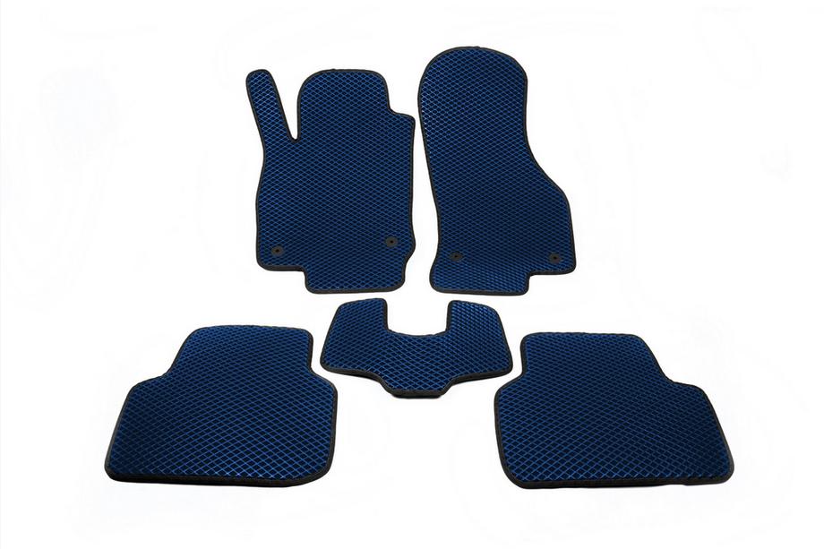 Skoda Octavia IV A8 2020- EVA Floor Mats (Blue) Image