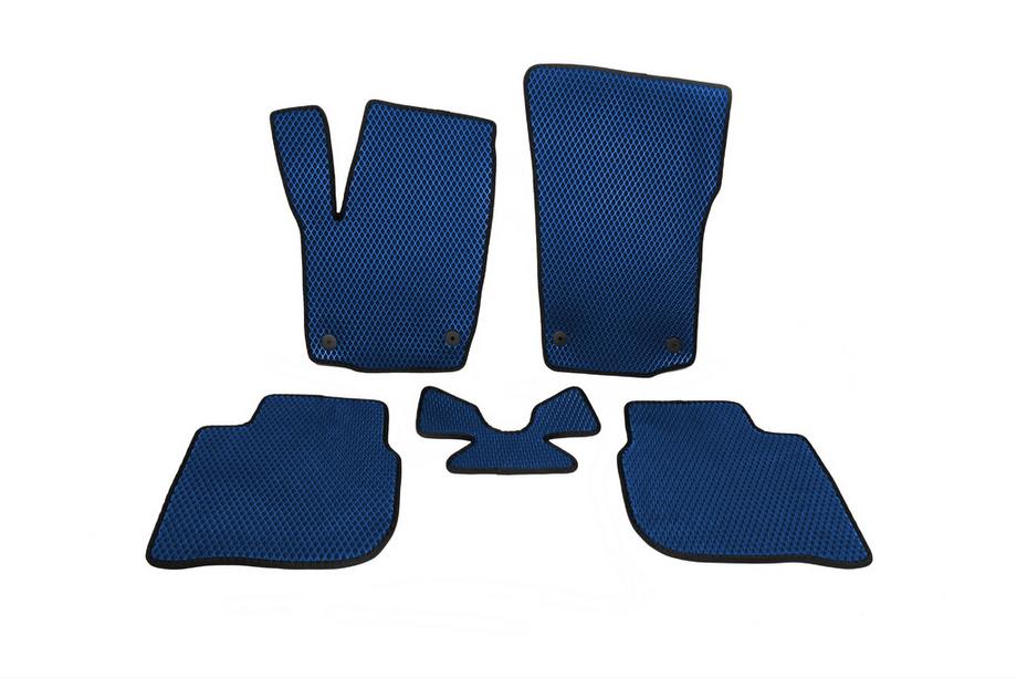 Skoda Rapid 2012-2019 EVA Floor Mats (Blue) Image