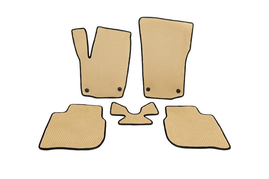 Skoda Rapid 2012-2019 EVA Floor Mats (Beige) Image