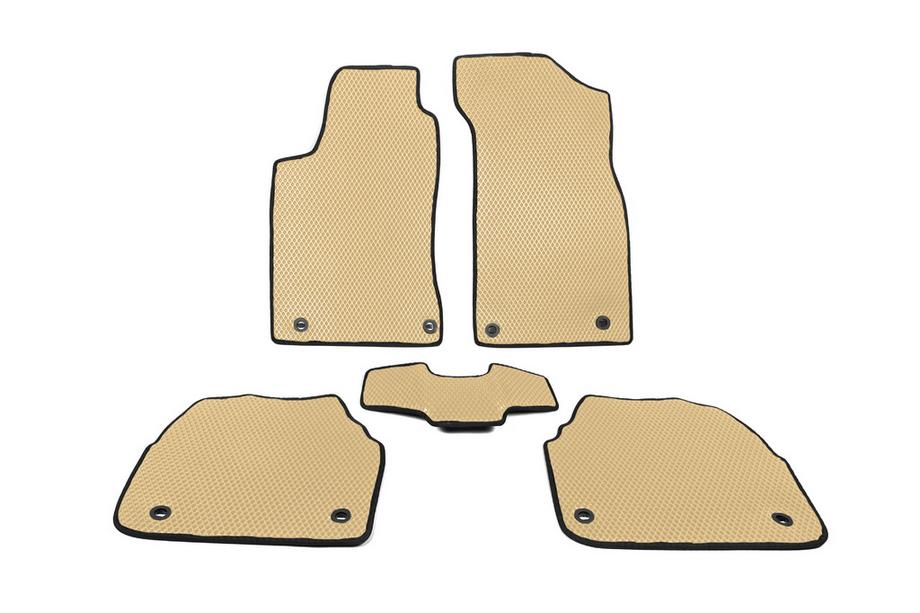 Skoda Superb 2001-2009 EVA Floor Mats (Beige) Image