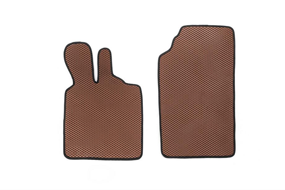Smart 2007-2014 EVA Floor Mats Fortwo (Brown) Image