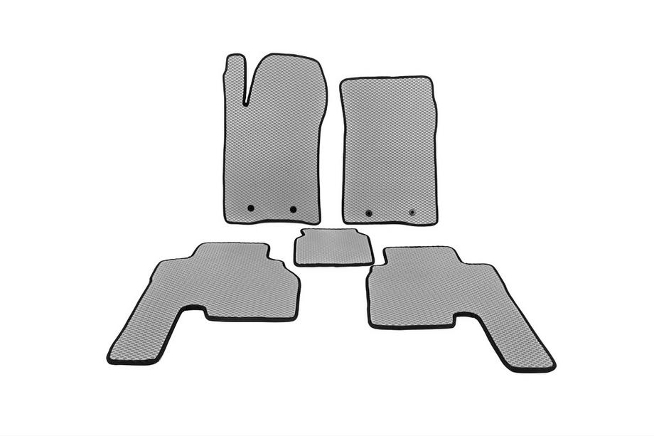 SsangYong Action 2005-2018 EVA Floor Mats (2005-2011, Gray) Image