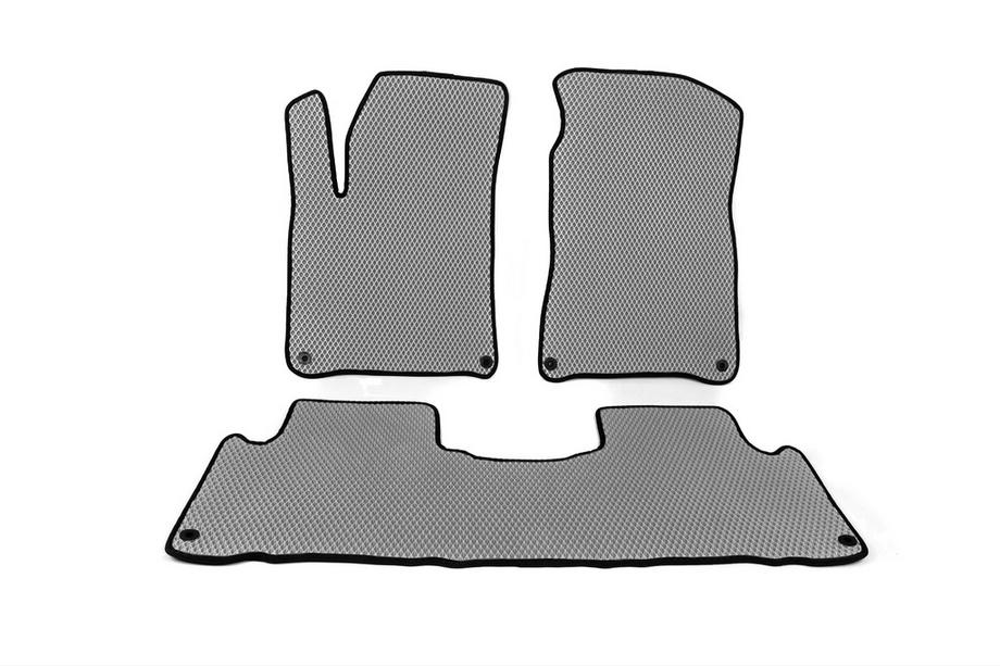 SsangYong Action 2005-2018 EVA Floor Mats (2011-2013, Gray) Image