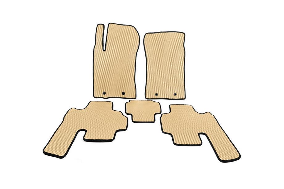 SsangYong Kyron 2005-2014 EVA Floor Mats (Beige) Image
