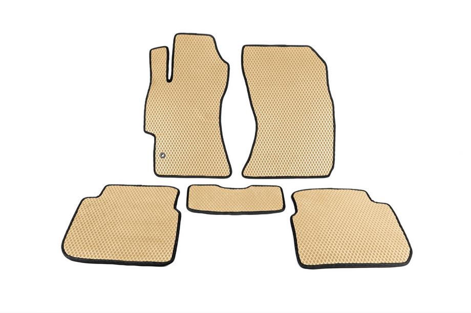 Subaru Legacy 2003-2009 EVA Floor Mats (Beige) Image
