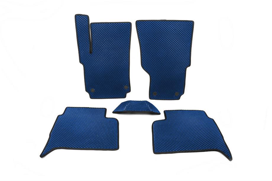 Volkswagen Amarok 2010-2022 EVA Floor Mats (Blue) Image