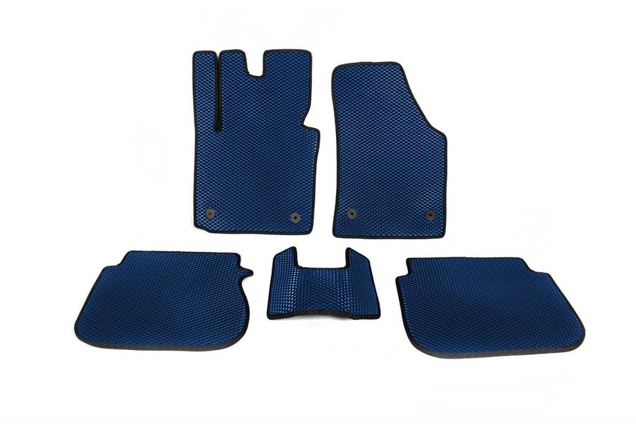 Volkswagen Caddy 2004-2010 EVA Floor Mats (Blue) Image