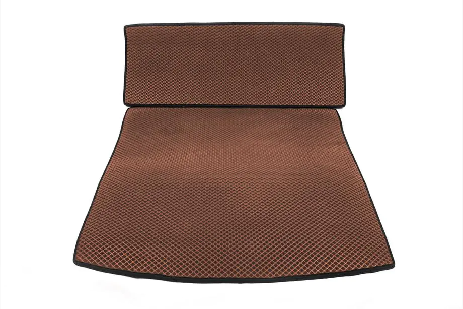 Volkswagen Caddy 2004-2010 Trunk Mat V1 MAXI (EVA, Brown) Image