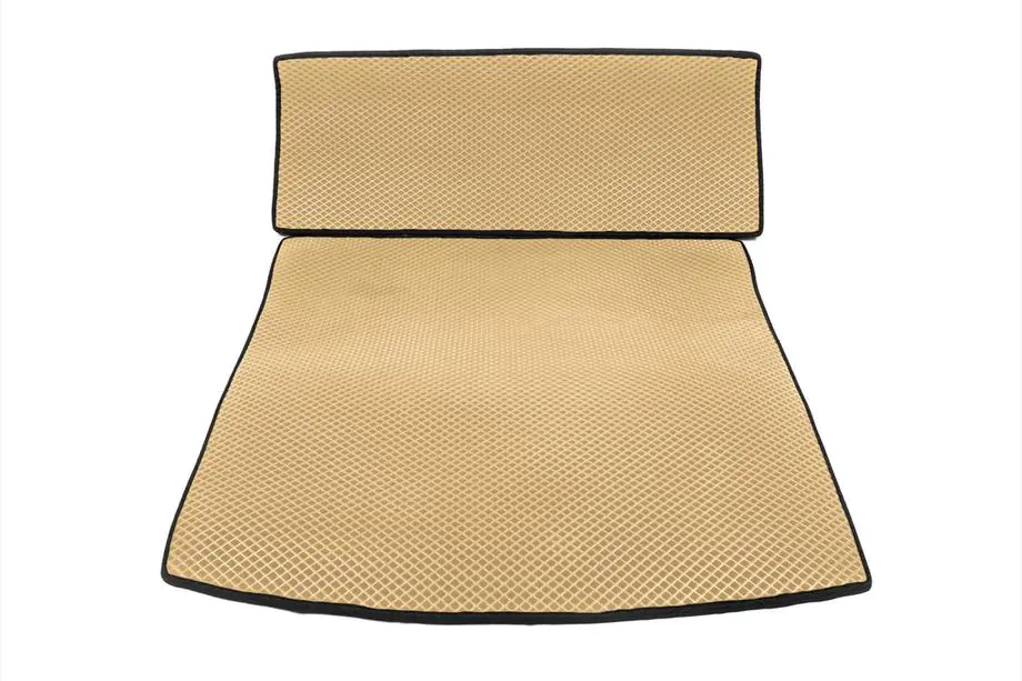 Volkswagen Caddy 2004-2010 Trunk Mat V1 MAXI (EVA, Beige) Image
