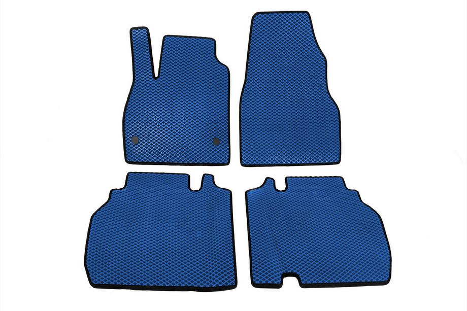 Volkswagen Caddy 2010-2015 EVA Floor Mats (Blue) Image