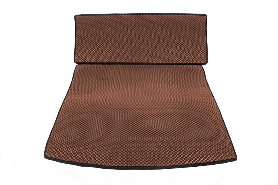 Volkswagen Caddy 2010-2015 Trunk Mat V1 MAXI (EVA, Brown) Image