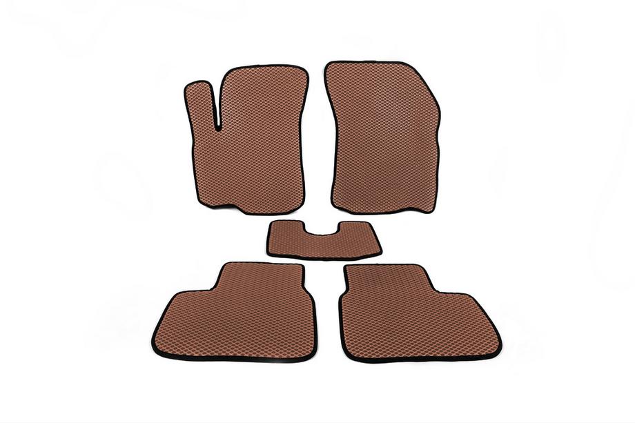 Suzuki SX4 2006-2013 EVA Floor Mats (Brown) Image