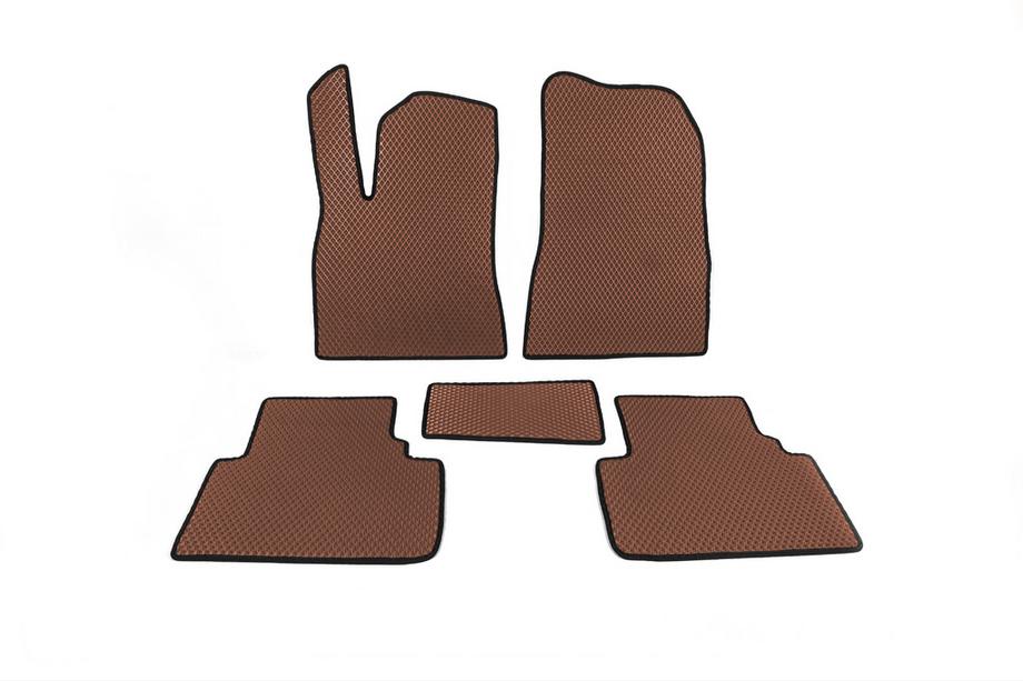 Tesla Model 3 2017- EVA Floor Mats (Brown) Image
