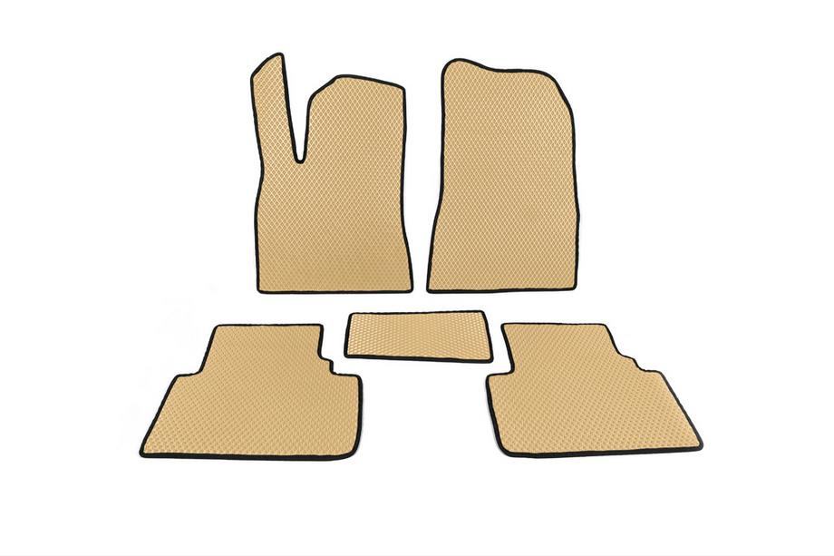 Tesla Model 3 2017- EVA Floor Mats (Beige) Image