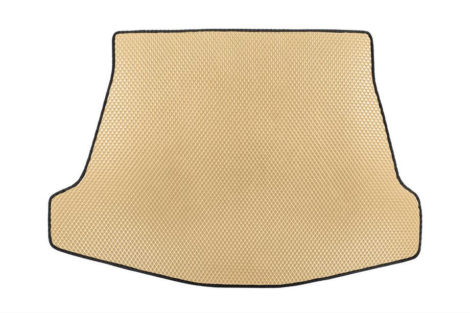 Toyota bZ4X 2022- Trunk Mat (EVA, Beige) Photo 1