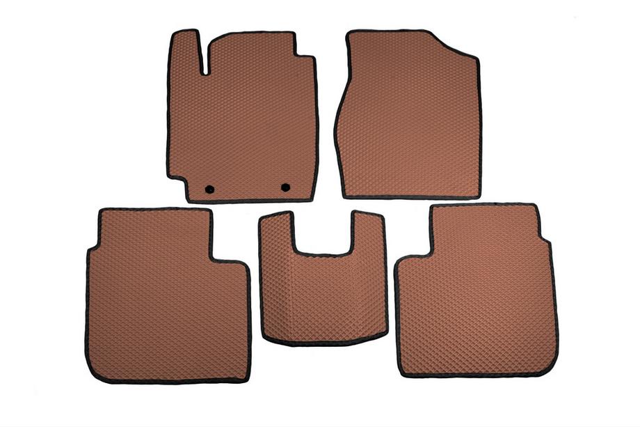 Toyota Camry 2001-2006 EVA Floor Mats (Brown) Image