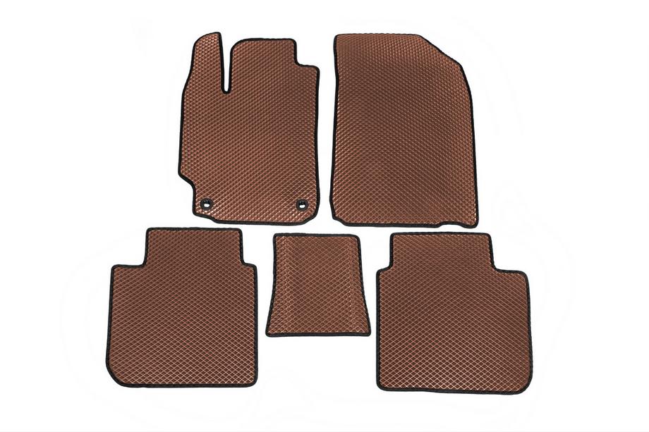 Toyota Camry 2011–2017 EVA Floor Mats (Brown) Image