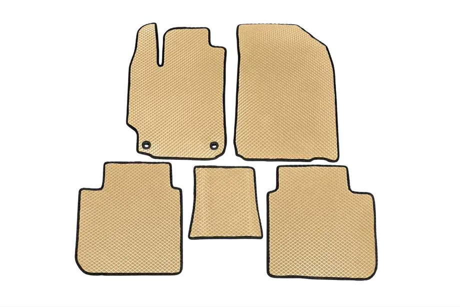 Toyota Camry 2011–2017 EVA Floor Mats (Beige) Image