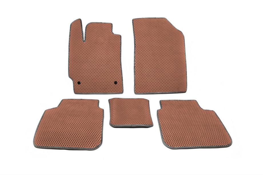 Toyota Camry 2006-2011 EVA Floor Mats (Brown) Image