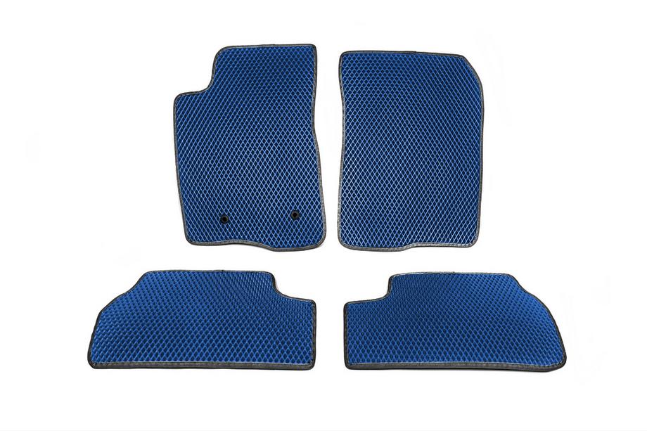 Toyota Corolla Verso 2004-2009 EVA Floor Mats (Blue) Image