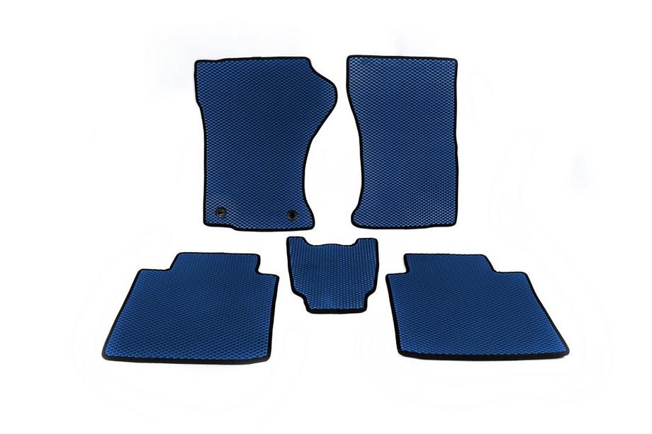 Toyota Fortuner 2015- EVA Floor Mats (Blue) Image