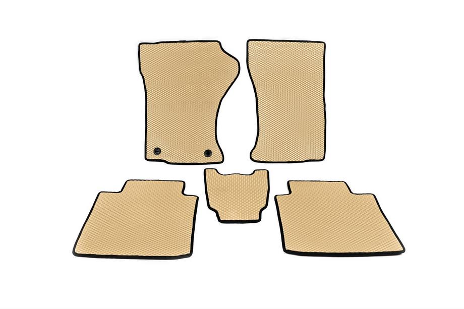 Toyota Fortuner 2015- EVA Floor Mats (Beige) Image