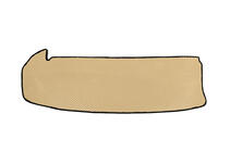 Toyota Highlander 2013-2019 EVA Trunk Mat (small, Beige) photo 1