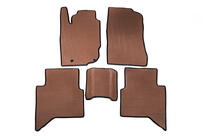 Toyota Hilux 2006-2015 EVA Floor Mats V1 (Brown) photo 1