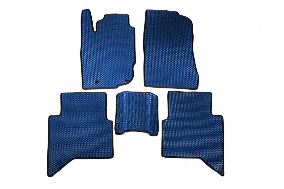 Toyota Hilux 2006-2015 EVA Floor Mats V1 (Blue) Image