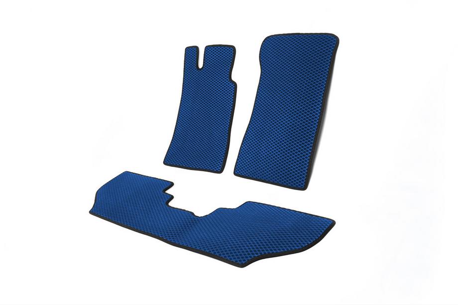 Toyota Land Cruiser 70 1984- EVA Floor Mats (Blue) Front + one-piece rear Photo 3
