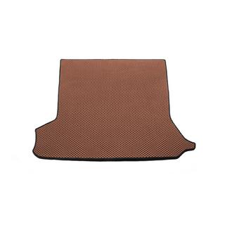 Trunk mat without rear seats (EVA, Brown) photo 1
